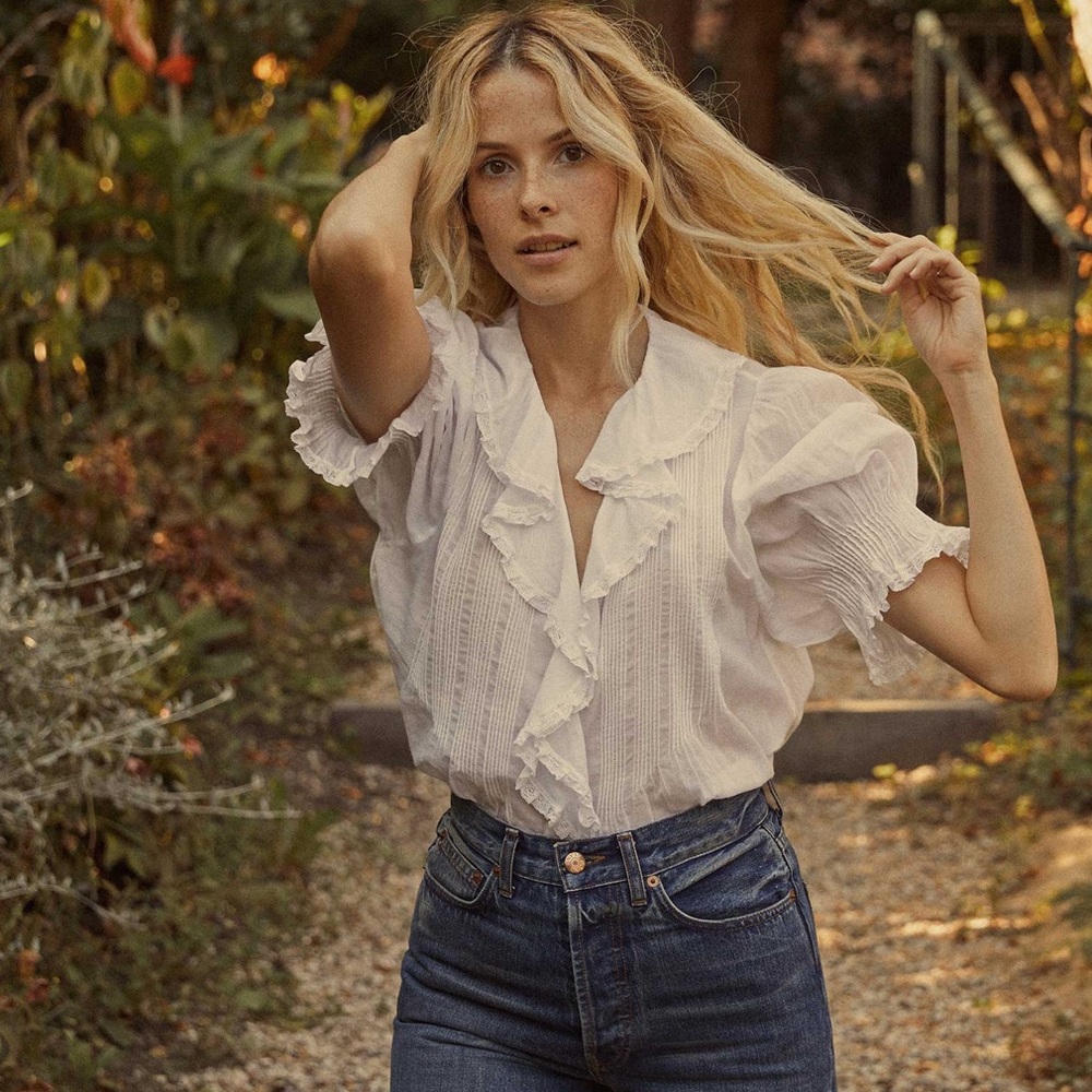 DÔEN Henri Top in Salt- BNWT